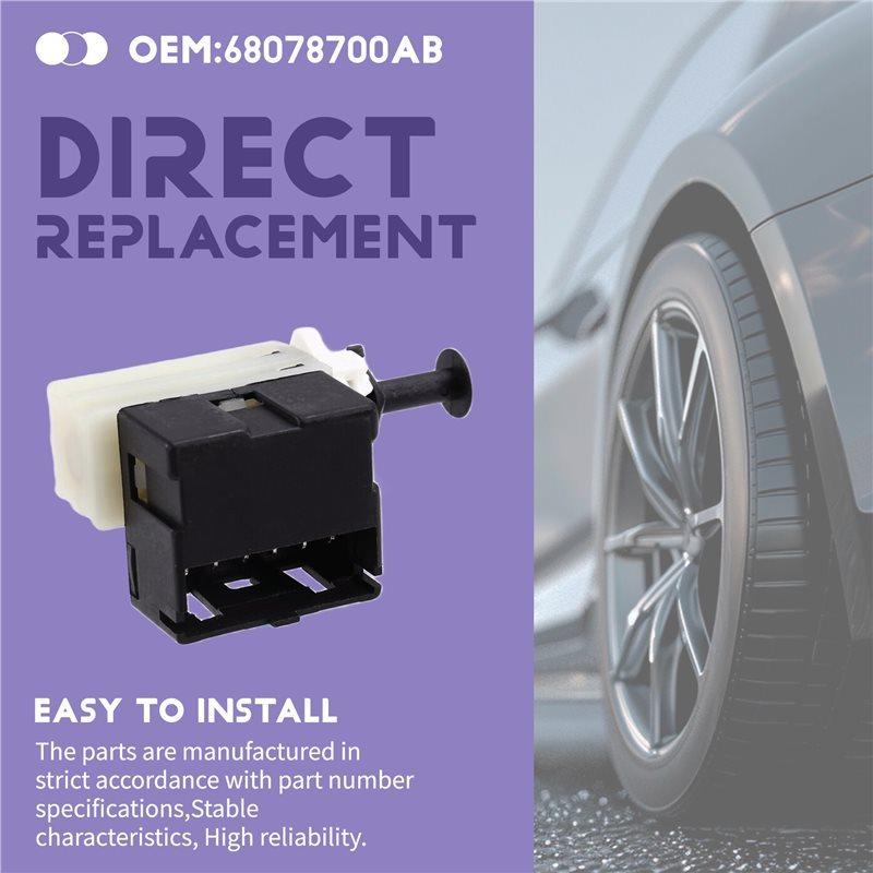 A58X-Car Accessories 68078700AB Brake Light Switch For Dodge Ram 1500 2500 3500 4500 5500 2013- Car