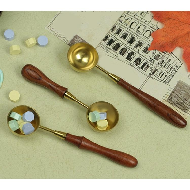 3 Pcs/Set Wax Sealing Melting Spoon Wax Seal Spoon Sealing Stamp Melting Spoon for Wax Seal Stamp Envelope