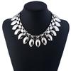 Metal Necklace Fashion With Smooth Leaf Design And Versatile Style For Gift