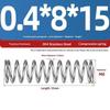 Spring Steel Pressure Return Spring Assortment 0.3/0.4mm Wire Dia 5-20mm Length for Hobbyist Craft Making Projects