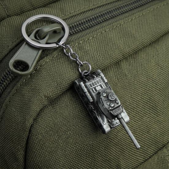 Tank Keychain Pendant Metal Military Tank Keychain Lightweight Retro Bag Charm Accessories for Men And Women Tank Lovers