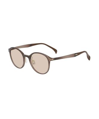 Ochelari de soare de tip Boston Ochelari de soare UNITED Arrows United Arrows Unisex Protecție UV Elegant [Zoff] (maro (clar)) Femei Bărbați [ZJ241G01_42A1