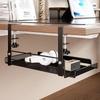 Under-Desk Cable Management Rack Computer Desk Cable Organizer Wired Network Cable Outlet Storage Shelf Cable Routing Solution