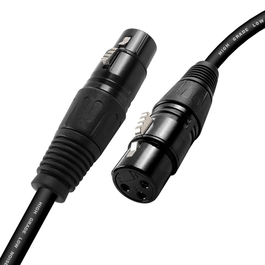 SGANGCAR XLR Cable, 10M Microphone Cable, 3-Pin XLR Male to Female, XLR Balanced Connection, Compatible with Microphones, AV Amplifiers, Speakers,