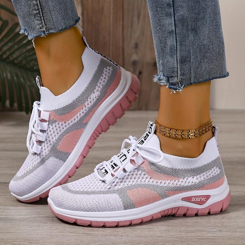 Shoes Women's Shoes Hundred New Sneakers Mesh Breathable Casual Single Shoes