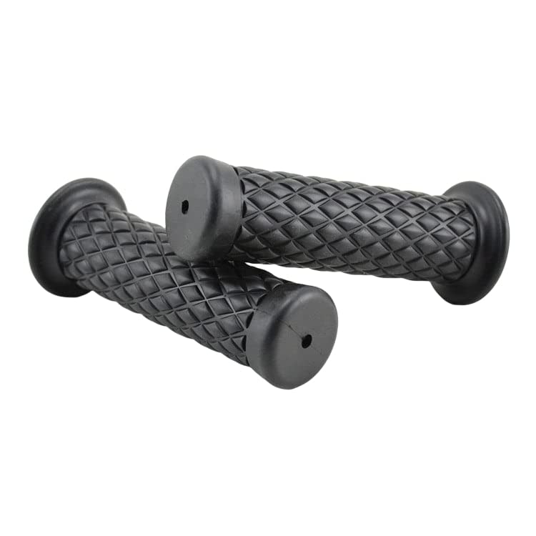 D's Strano Non-Piercing Rubber Grip Universal Motorcycle Motorcycle Custom Dress Up Diamond (Black)