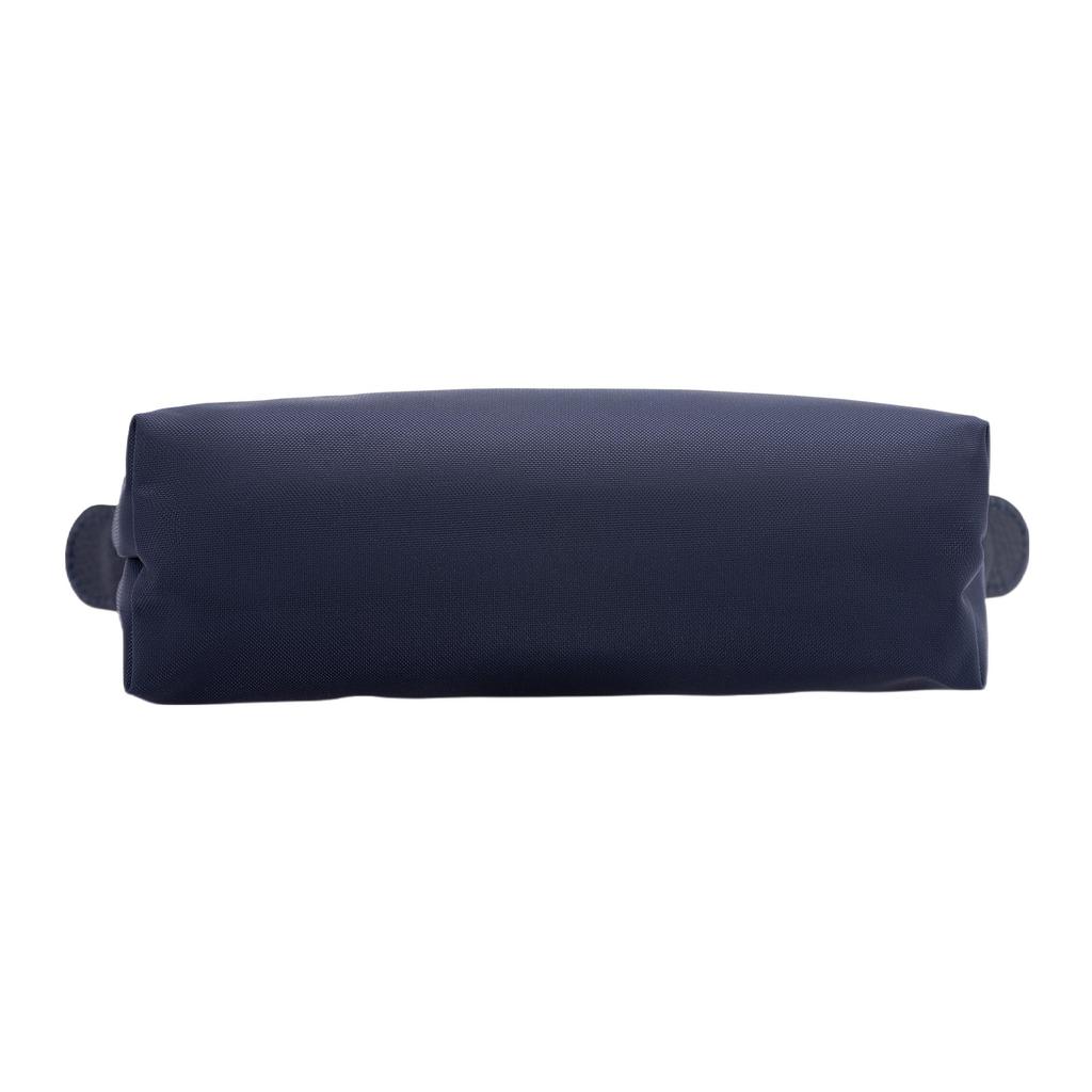 New LONGCHAMP Recycled Canvas With Leather Dumpling Bag Handbag Trumpets Women's Dark Blue 34175919P68