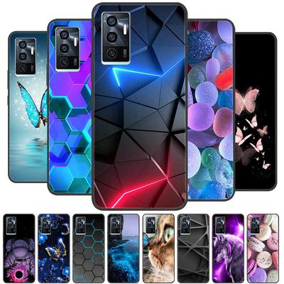 Vivo V23e Kılıfı Silikon Arka Kapak Telefon Kılıfı vivo V23e 5G V2126 Kılıfları vivoV23E V 23E Yumuşak Tam Koruyucu tampon kılıf