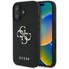 Guess Grained Big 4G Logo Small Classic Logo - Custodia Per Iphone 16 (Czarny)