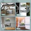 With Screws Storage Net 25*60CM 2pcs Boat Cargo Net