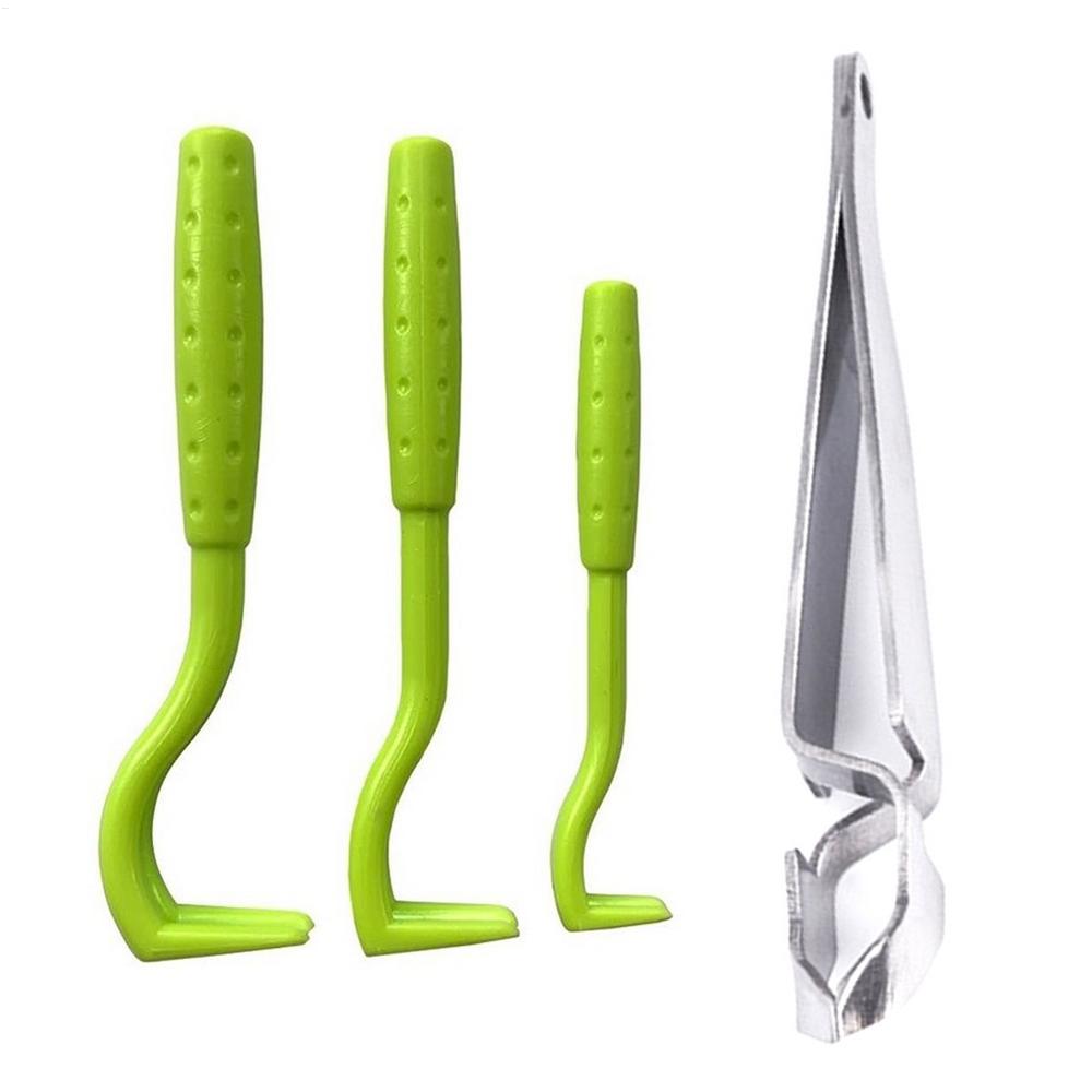 Portable Pet Tick Remover 3Pcs Dog Cat Tick Puller Kit Safe Body Care Skin Protection Tool for Puppy Horses Rabbits Pet Supplies