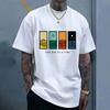 Abstract Sunset Ocean Graphic Tees Unisex One Day At A Time Slogan Oversized Loose ShortSleeve Cotton Casual Streetwear TShirts