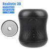Realistic Pussy 10 Vibration Modes Automatic Masturbation Cup Male Masturbator TPE Blowjob Double Sided