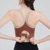 Shockproof Sleeveless Sports Bra: Quick-Dry Yoga Vest for Women