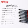 Rotring Red Ring Technical Inking Pen Set, 0.1-0.8mm for Manga and Drawing