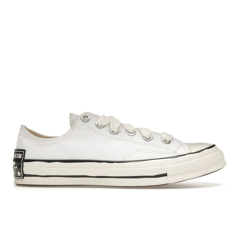 

Converse Chuck 70 Low Sketch - белые кроссовки унисекс Black Egret A08525C 35