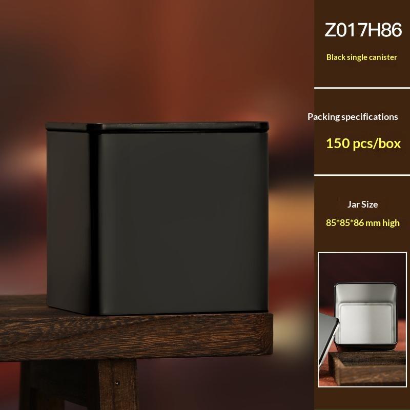 Coffee Bean Tea Leaf Sugar Storage Jar Empty Tea Tinplate Container Condiment,Coffee Bean Pot Containers Desktop Tea Bag Tin