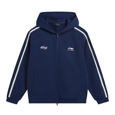 Li Ning Sports Lifestyle Series Loose Fit Hooded Couple Jacket Unisex Jackets AWDW357-5