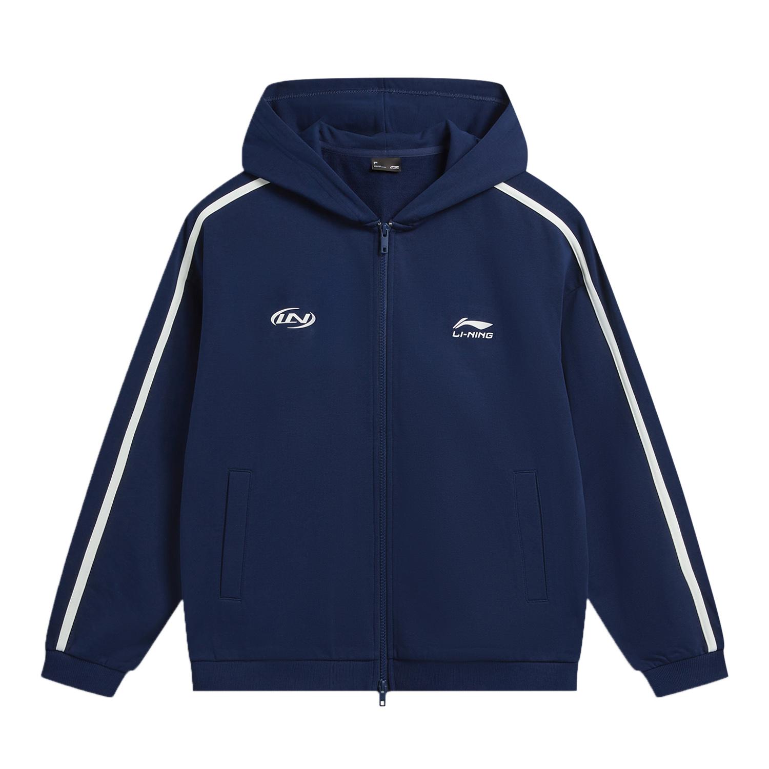 

Li Ning Sports Lifestyle Series Loose Fit Hooded Couple Jacket Unisex jackets AWDW357-5 L