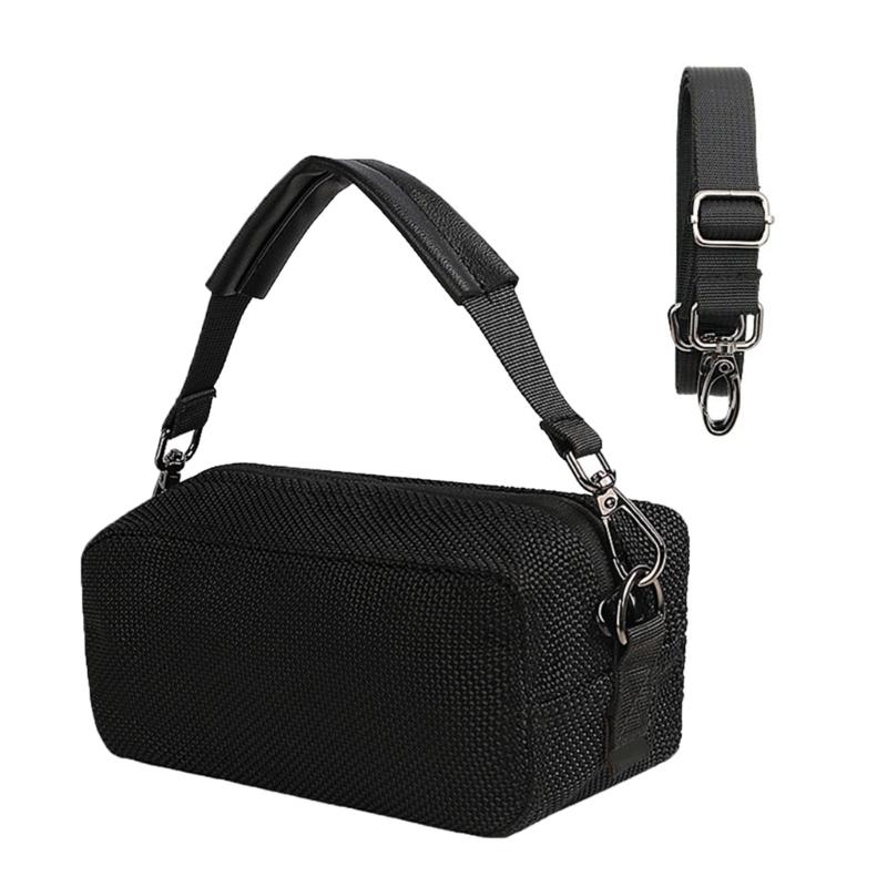 Portable Travel Case Speakers Storage Bag with Shoulder Straps for Speakers Protections Cover