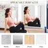 4 Pack Self Adhesive Acrylic Mirror, 8 x 8 Inch Frameless Shatterproof Stick on Mirrors for Wall, Flexible Plastic Wall Mirrors for Home Gym,