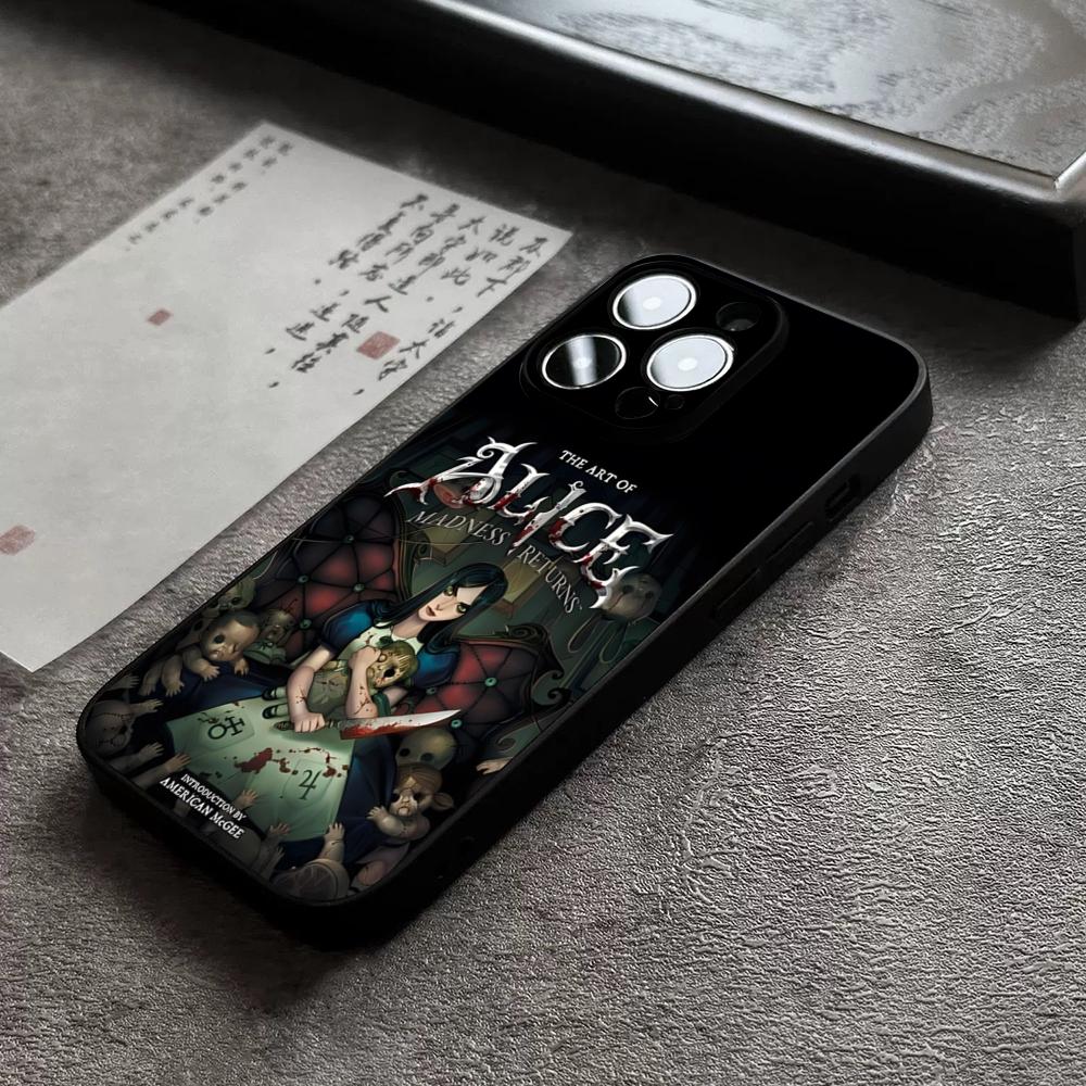 Game A-Alice Madness R-Returns Phone Case For 14 Pro Max For Apple Iphone 16 15 Po Max 12 Mini 11 13 Pro Xr X Xs 8 7 Plus Cover
