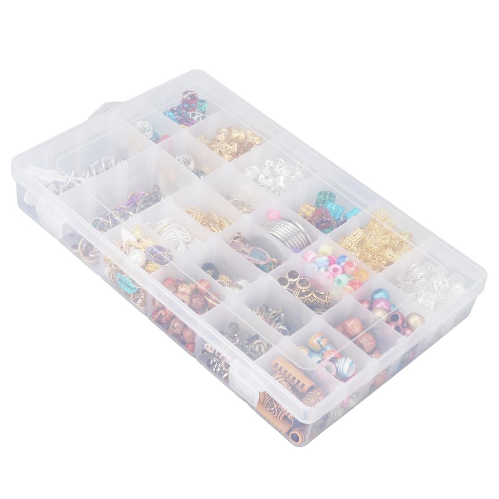 DIY Dreadlocks Jewelry Assortment Metal Braiding Hair Decoration Rings Pendants Crochet Set