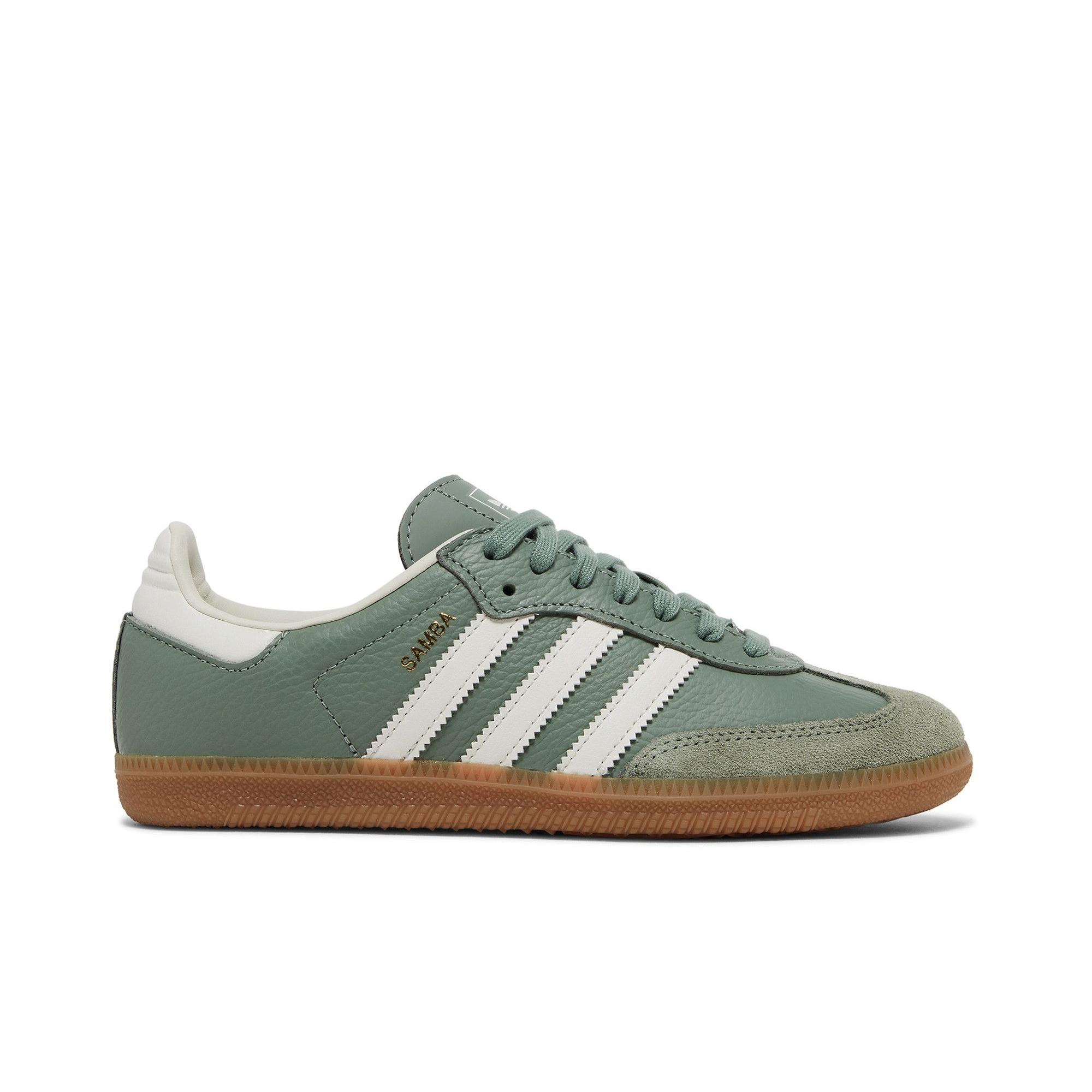 Adidas Womens Samba OG `Silver Green