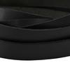 Leather Straps Black 200 x 1 cm Leather