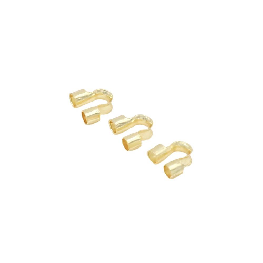 100Pcs U Shape Wire Guards for Jewelry Making Copper Connector for Jewelry DIY Accessories
