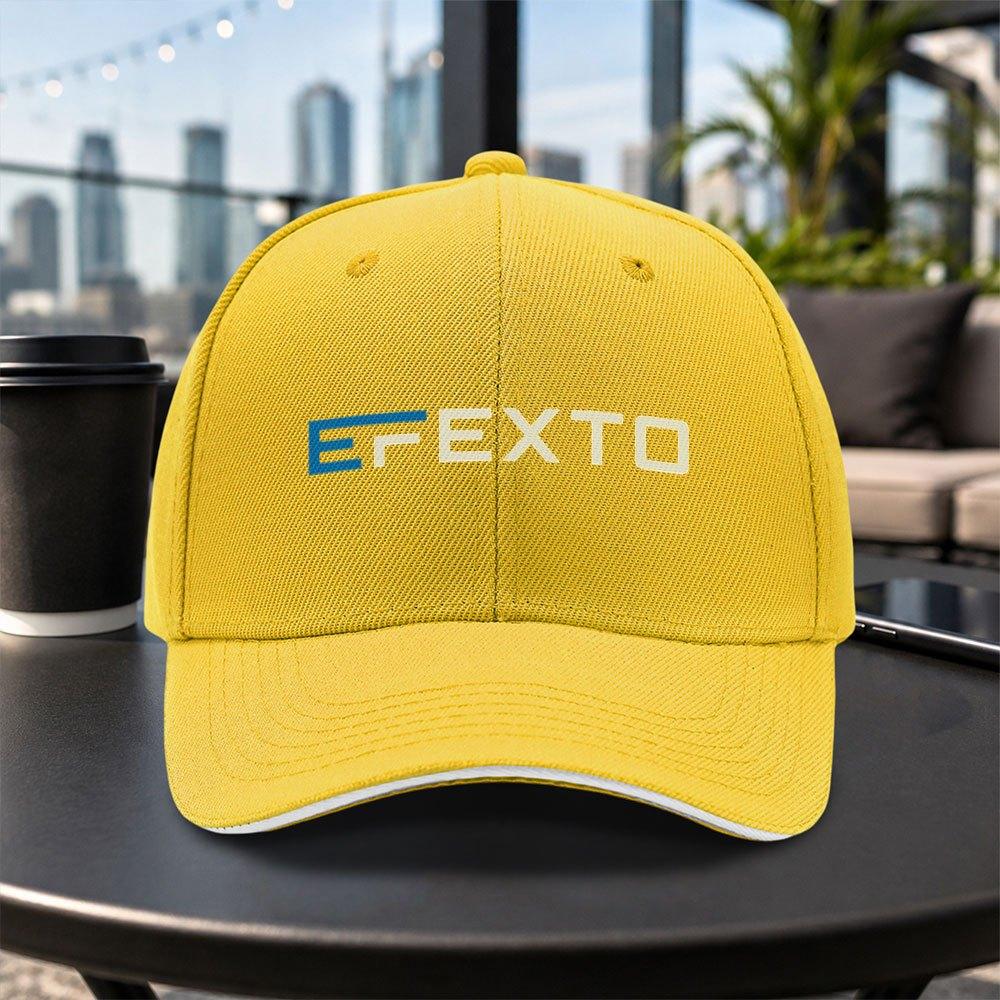 EFEXTO Sandwich Cap Unisex Adjustable Casual Baseball Cap for Travel Parties Daily Wear Multicolored