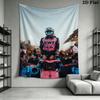 Alpine Wall Tapestry Aesthetic Wall Hanging Printed Fabric Blanket Decorative Tapestries for Bedroom Living Room Home Decor