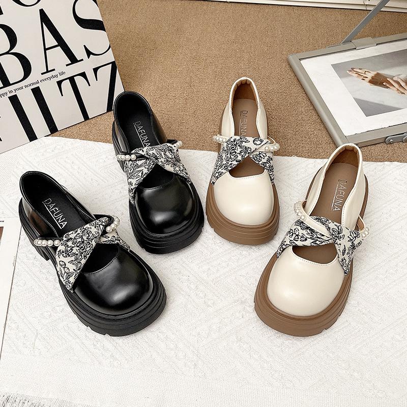 Printed Soft Bottom Fashion Half Slippers Women's 2025 Spring New Casual Flat Bottom One Pedal