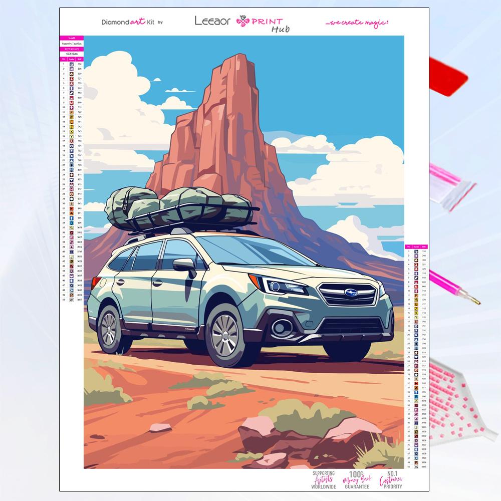 Kolorowe Samochody Malowanie Diamentowe Nowość 2026 Ulubione Zabawki Chłopców Pełna Mozaika z Cyrkonii Haft Zestaw do Haftu Krzyżykowego Dekoracja Domu
