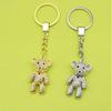 Creative Cartoon Bear Diamond Keychain Pendant – Cute Hanging Ornament & Best Friend Gift