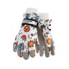 Kids' Graffiti Windproof Ski Gloves - Warm for Boys and Girls