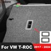 Car Rear Seat Adjust Switch Button Cover Trim For Volkswagen VW T-Roc TROC 2017- 2024 Interior Accessories