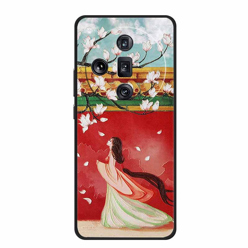 3D Emboss Case For OPPO Find X7 Ultra Phone Case Relief Black Silicone Soft Back Cover Coque For OPPO Find X7 Ultra Cases Fundas