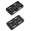 Universal Camera Quick Release Plate With Double 1/4in And 3/8in Screw Holes For DSLR Camera LED Light Stand Equipment