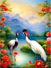 Animals 5D Diamond Painting Bird Red crowned Crane Diamond Inlay Set with Square/Round Embroidery DIY Home Decoration Gift