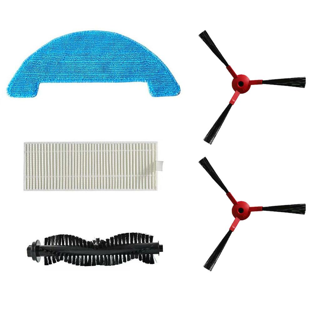 For SmartAi G50 / 360 C50 / 30V Max Robot Vacuum Cleaner Complete Accessory Kit, Includes 1 Filter, 1 Main Roller Brush