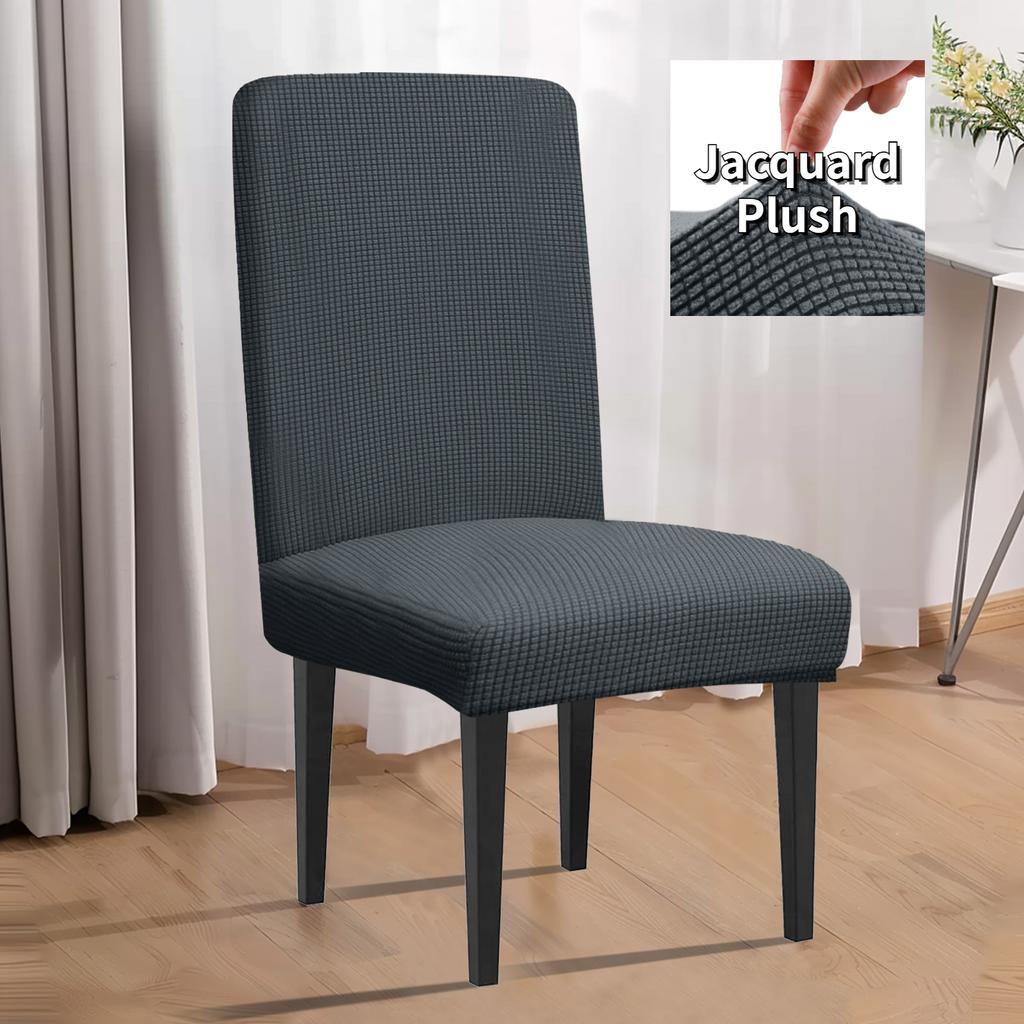 Dining Room Chair Protector Slipcovers Set of 4/8 Stretch Removable Washable Seat Cover for Kitchen Home Decoration Chair Cover