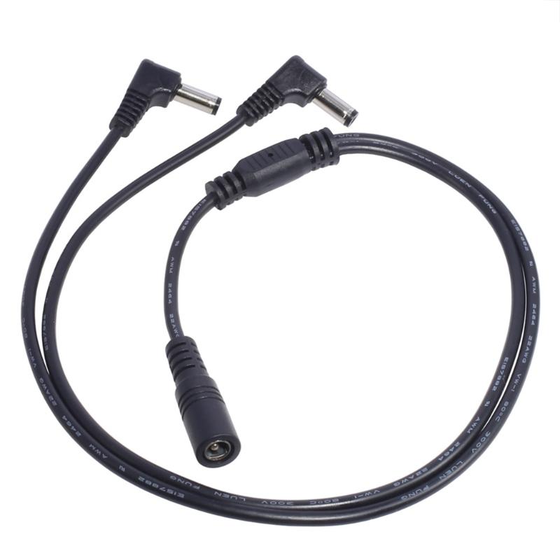 5.5mmx2.1mm 1 Female To 2 Male Connector Male To Female Plug DC Power Splitter Cable CCTV LED Strip Light Power Supply