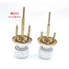 Plastic Steel Door Lock, Three Bar Spherical Lock, Bathroom Door Lock, Three Fork Lock, White Room Door Lock