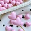 20Pcs/Lot 2.5mm Aperture Heart Shape Beads 17mm Handmade Accessory Beads  Handmade Crafts