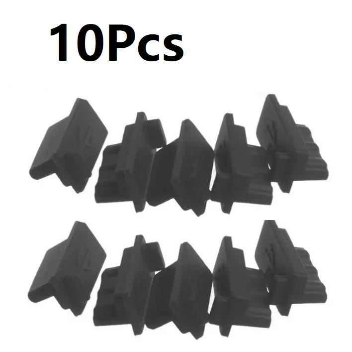

5-10Pcs USB Dust Plug Charger Port Cover Cap Female Jack Interface Universal Silicone Protector Tablet PC Notebook Laptop