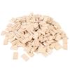 300PCS Woodworking Tenons High Hardness Beechwood Tenon Insertion Blocks for Handcraft Furniture Splicing