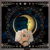 Square Flannelette Tarot Altar Cloth Board Game Pad Astrological Oracles Pad Table Cover Card Mat Divinations Tablecloth