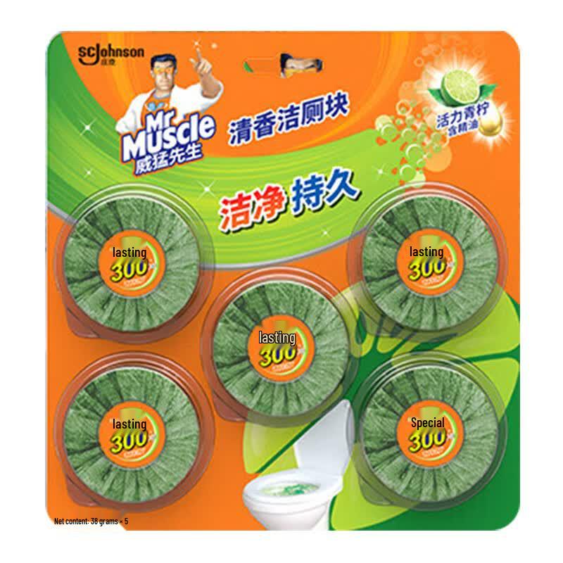 Mr. Muscle Blue Bubble Toilet Cleaner Tablets