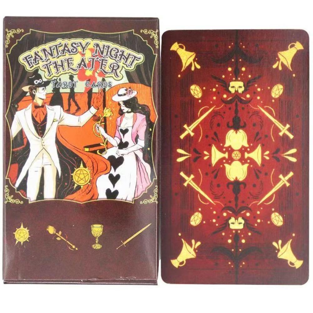 Fantasy Night Theater Tarot 78 Pcs Cartoon Tarot Cards Based on RWS 10.3*6cm